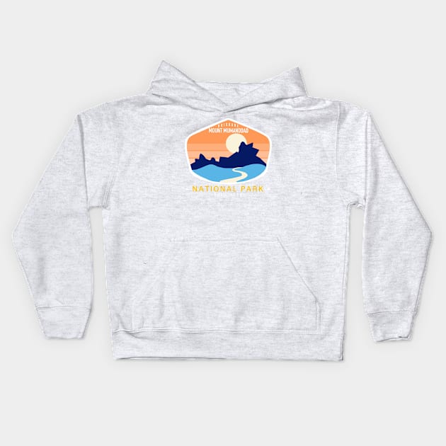 Mumanddad National Park Kids Hoodie by Dreamfalling Studios